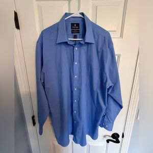 Stafford Men's Classic Light Blue Dress Shirt